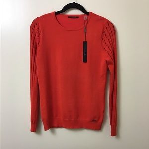 T TAHARI long sleeve top